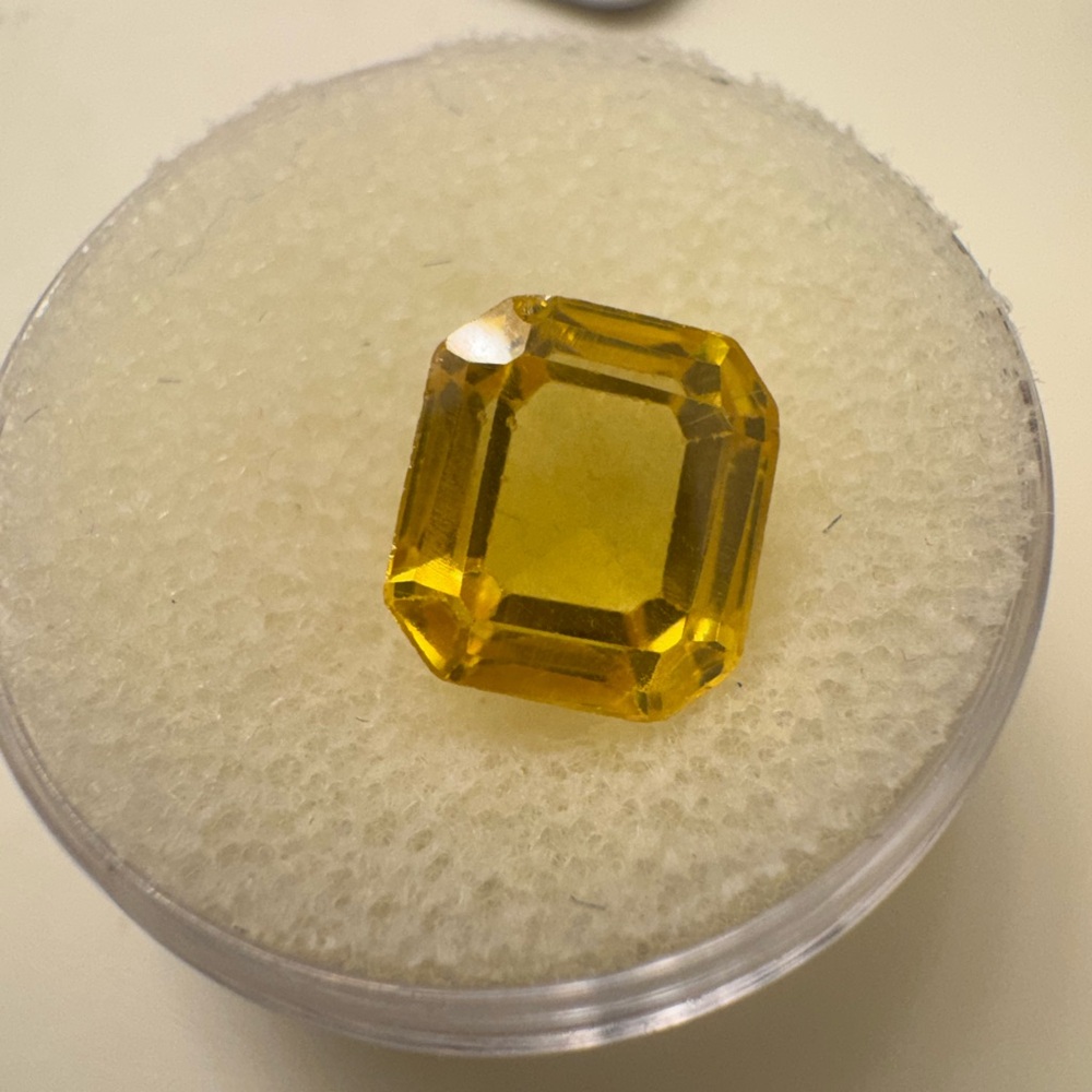 Rare 6.90CTW genuine custom cut tourmaline loose gemstone in gem jar - Picture 7 of 15